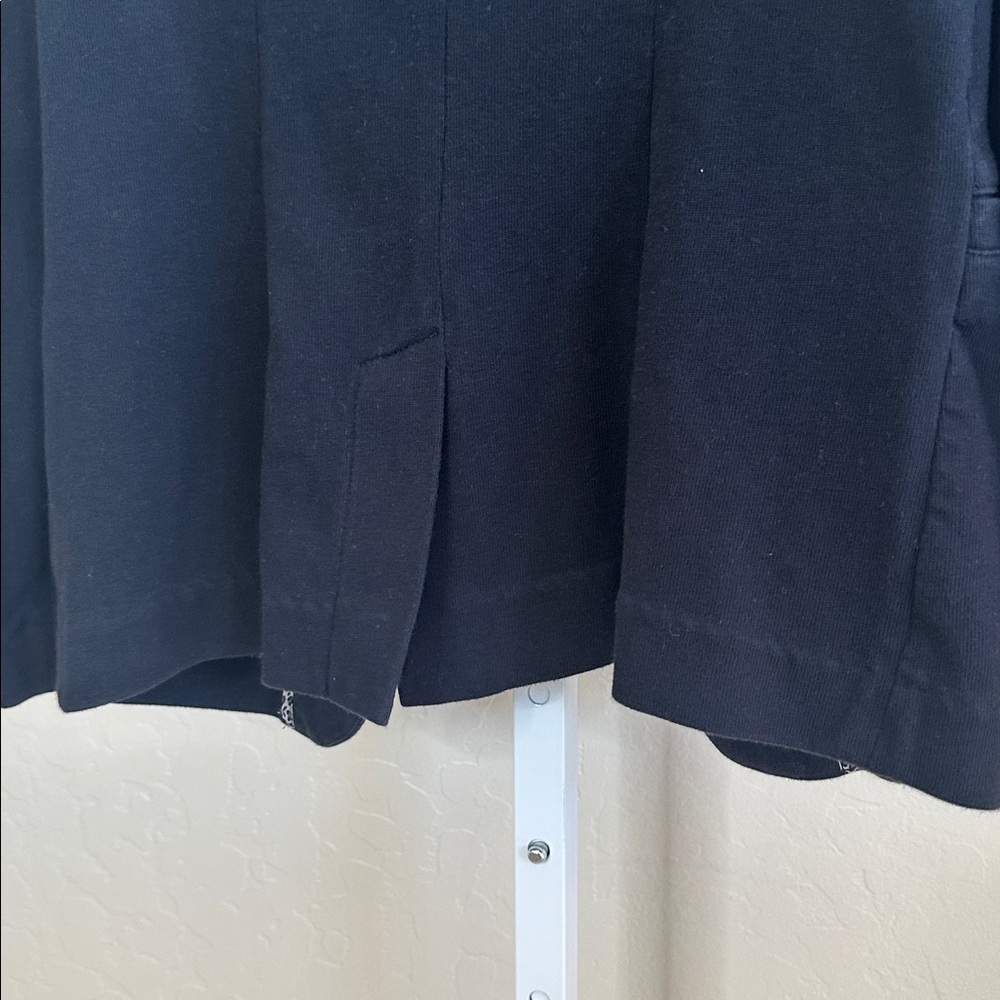 Kinly Missing Button Small Black Knit Blazer Sing… - image 6